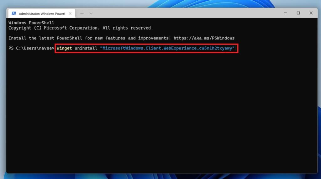 uninstall Widgets Windows 11 Disable and Uninstall Widgets